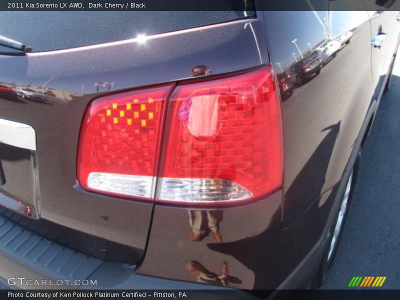 Dark Cherry / Black 2011 Kia Sorento LX AWD