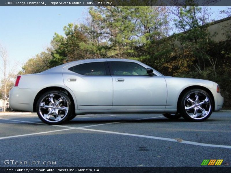 Bright Silver Metallic / Dark Slate Gray 2008 Dodge Charger SE