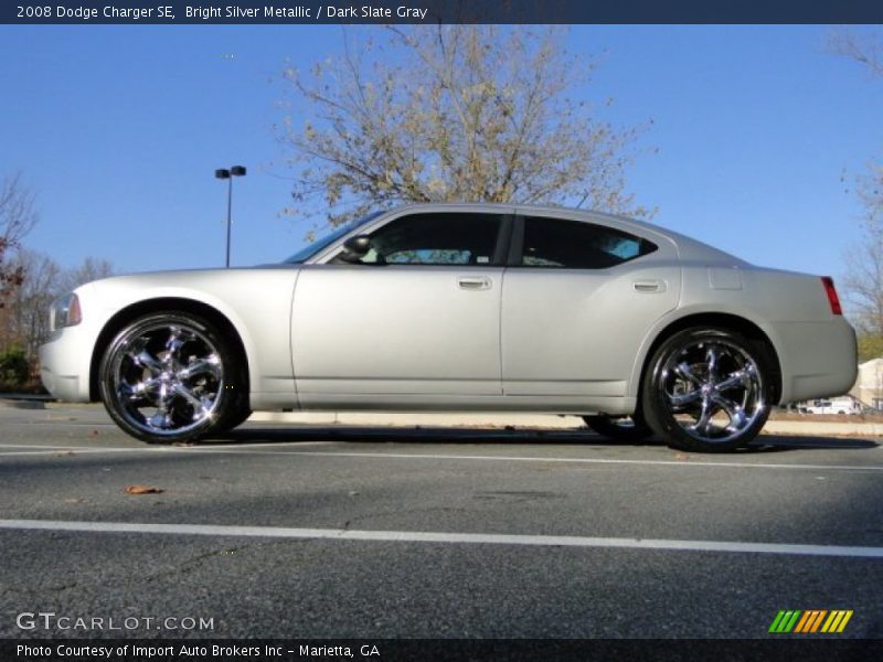 Bright Silver Metallic / Dark Slate Gray 2008 Dodge Charger SE