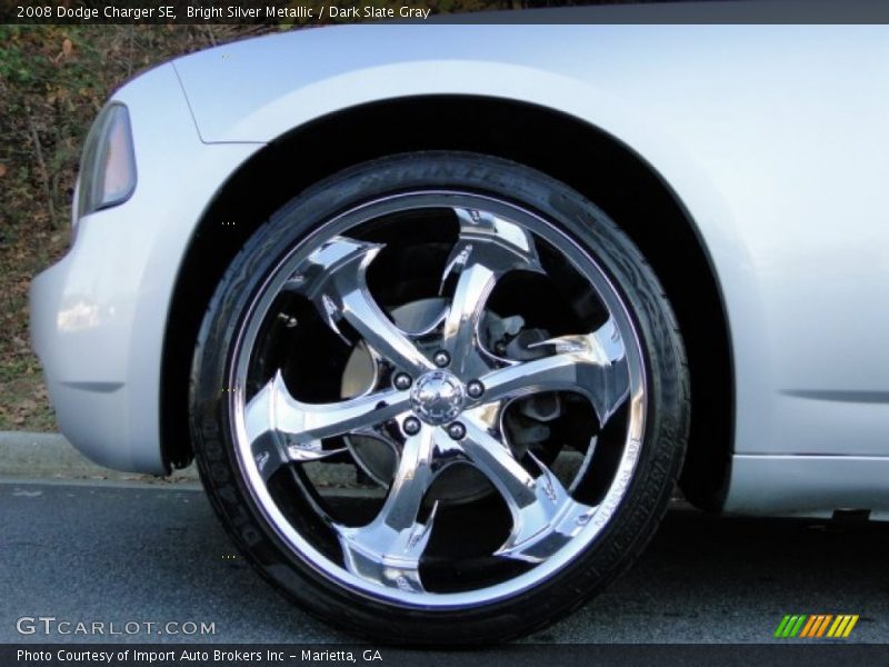 Bright Silver Metallic / Dark Slate Gray 2008 Dodge Charger SE