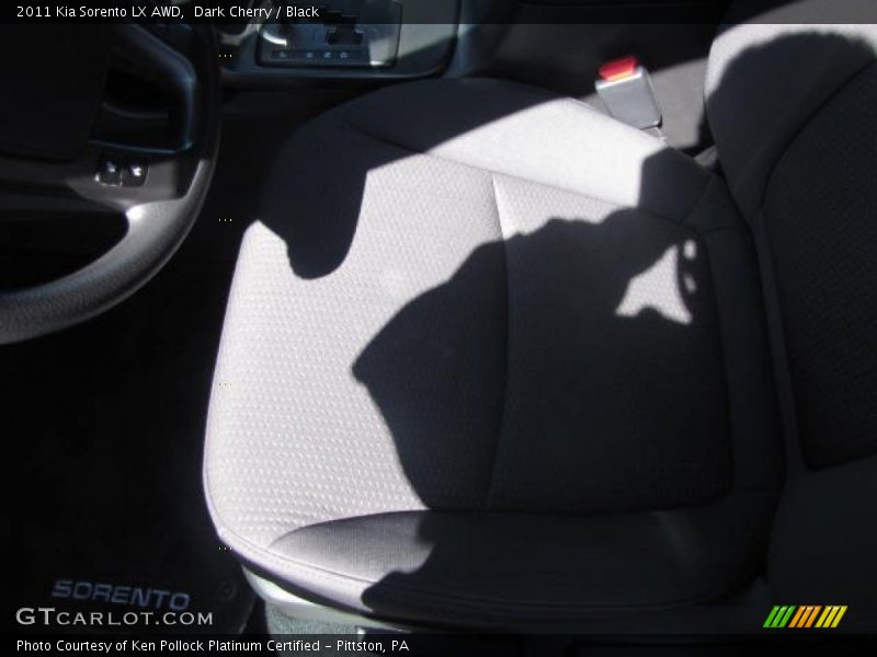 Dark Cherry / Black 2011 Kia Sorento LX AWD