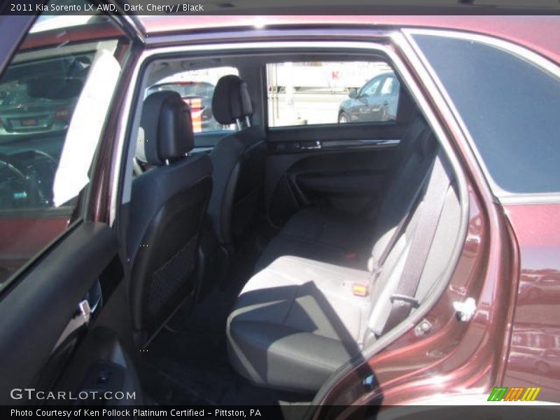 Dark Cherry / Black 2011 Kia Sorento LX AWD
