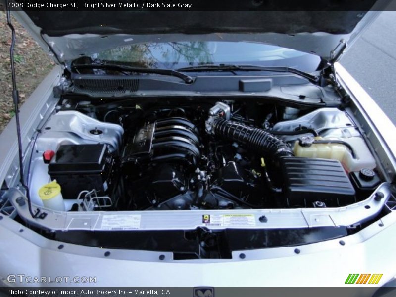 Bright Silver Metallic / Dark Slate Gray 2008 Dodge Charger SE