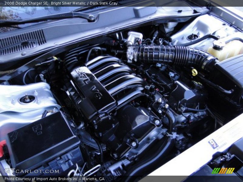 Bright Silver Metallic / Dark Slate Gray 2008 Dodge Charger SE