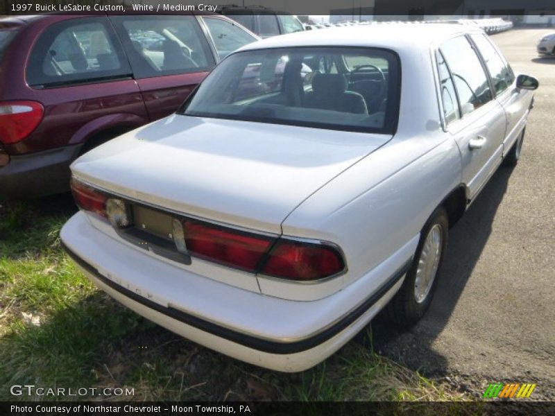White / Medium Gray 1997 Buick LeSabre Custom
