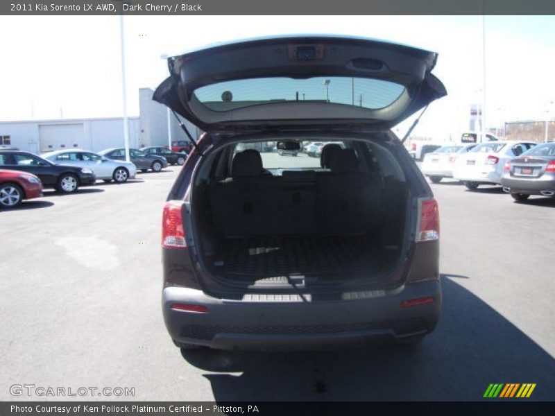 Dark Cherry / Black 2011 Kia Sorento LX AWD