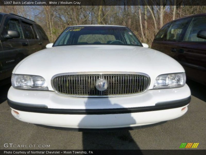 White / Medium Gray 1997 Buick LeSabre Custom