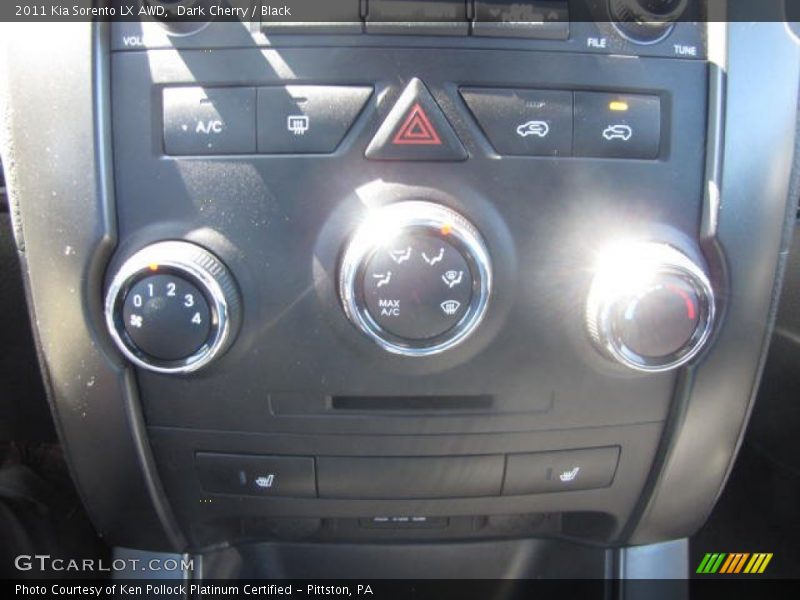 Dark Cherry / Black 2011 Kia Sorento LX AWD