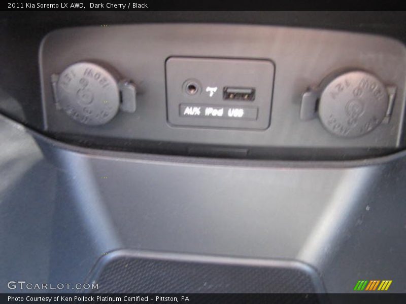 Dark Cherry / Black 2011 Kia Sorento LX AWD