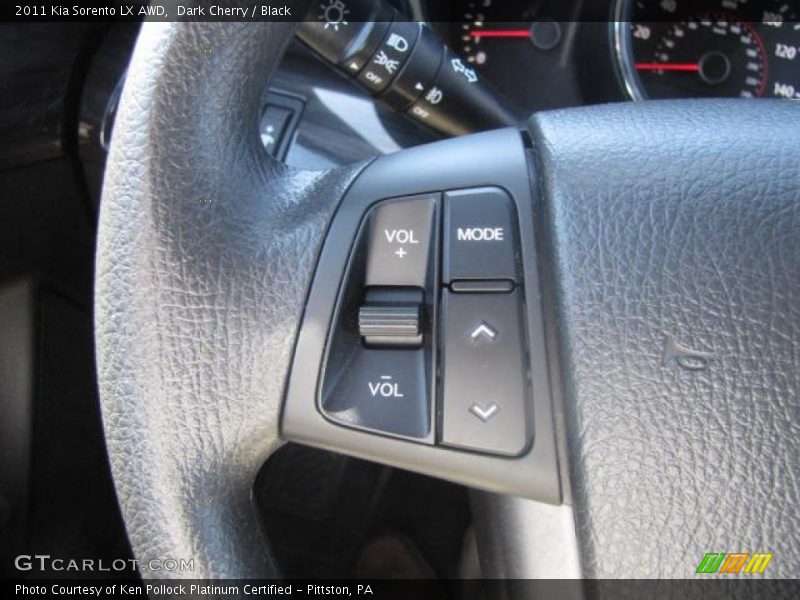 Dark Cherry / Black 2011 Kia Sorento LX AWD