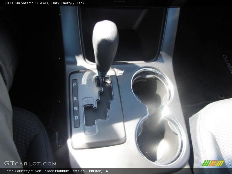 Dark Cherry / Black 2011 Kia Sorento LX AWD