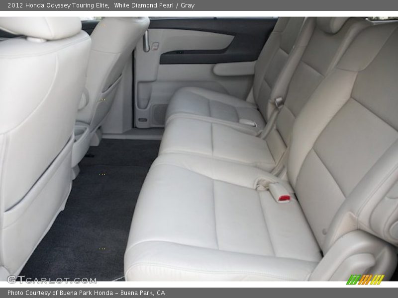 Rear Seat of 2012 Odyssey Touring Elite