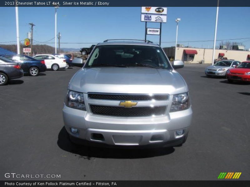 Silver Ice Metallic / Ebony 2013 Chevrolet Tahoe LT 4x4