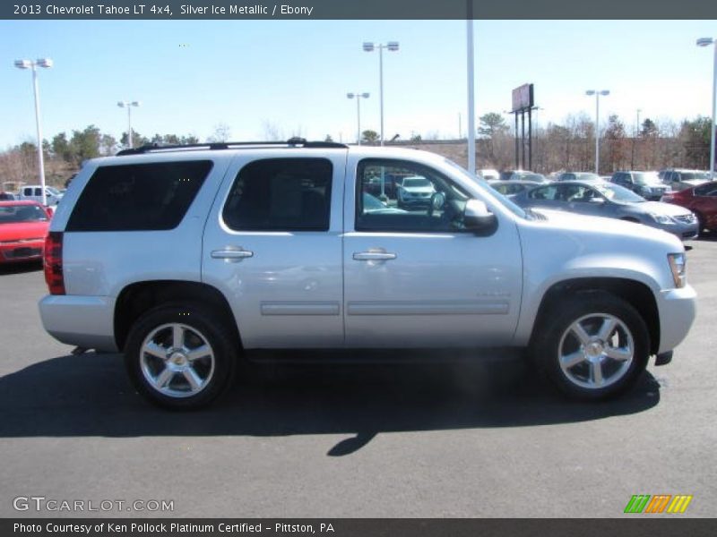 Silver Ice Metallic / Ebony 2013 Chevrolet Tahoe LT 4x4