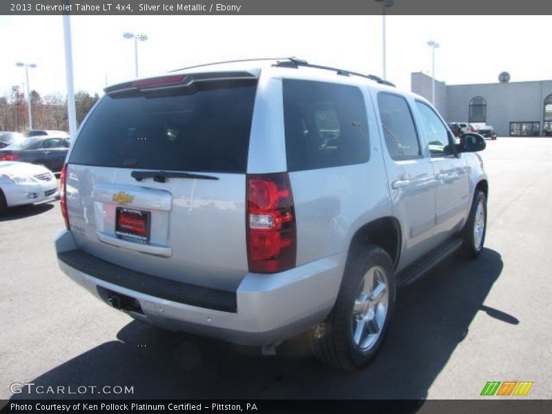 Silver Ice Metallic / Ebony 2013 Chevrolet Tahoe LT 4x4