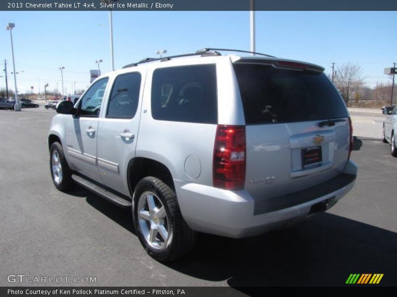 Silver Ice Metallic / Ebony 2013 Chevrolet Tahoe LT 4x4