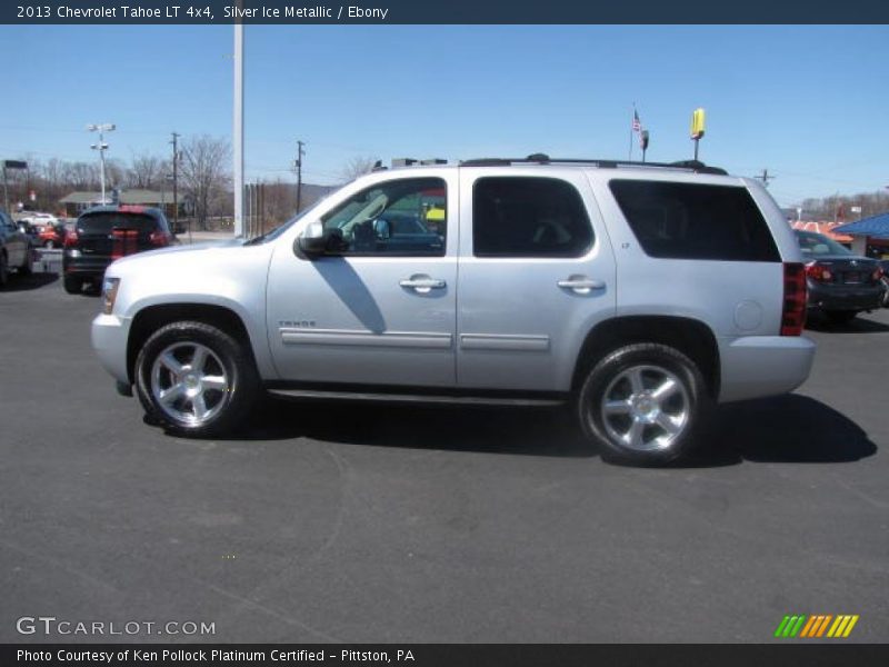 Silver Ice Metallic / Ebony 2013 Chevrolet Tahoe LT 4x4