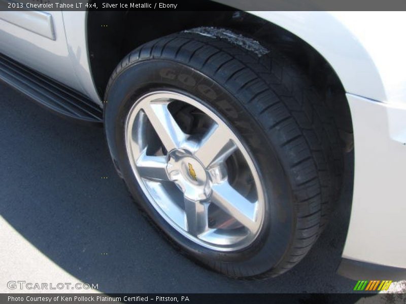 Silver Ice Metallic / Ebony 2013 Chevrolet Tahoe LT 4x4
