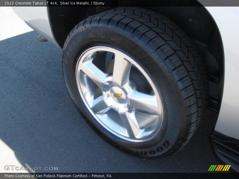 Silver Ice Metallic / Ebony 2013 Chevrolet Tahoe LT 4x4
