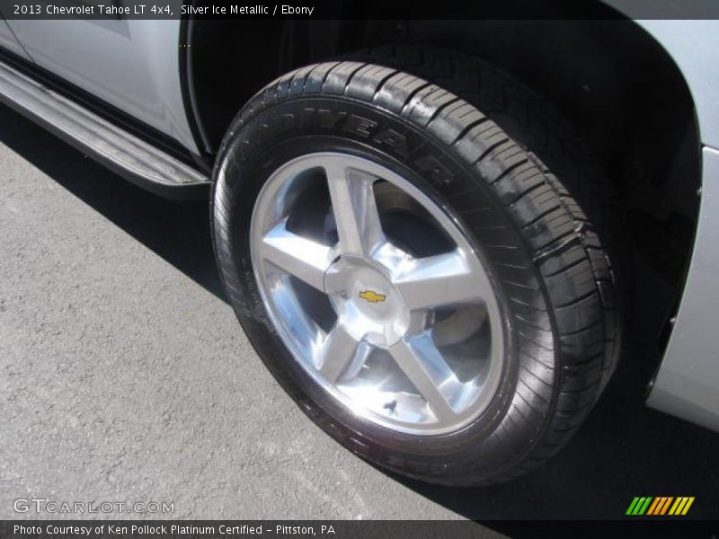 Silver Ice Metallic / Ebony 2013 Chevrolet Tahoe LT 4x4