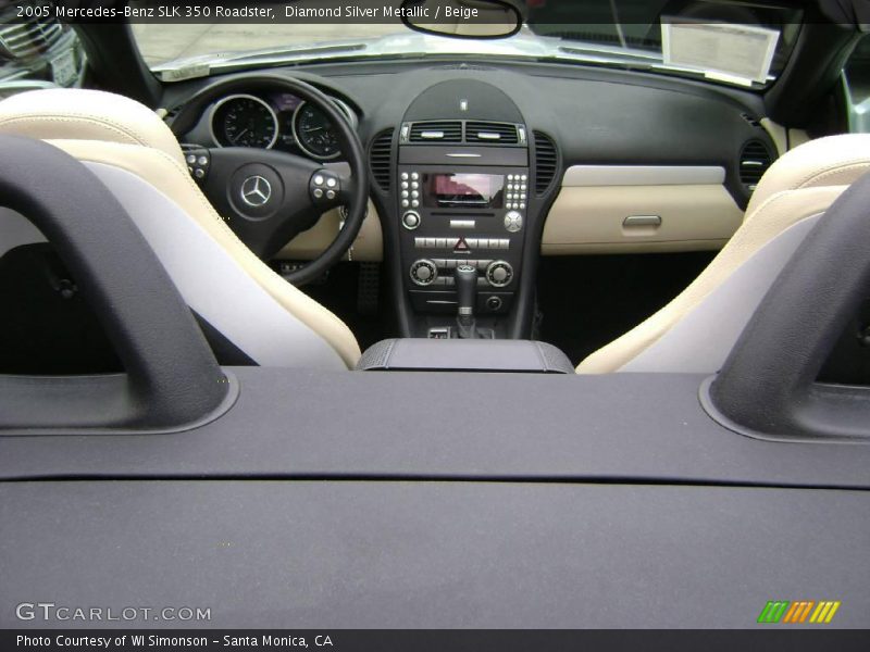 Diamond Silver Metallic / Beige 2005 Mercedes-Benz SLK 350 Roadster