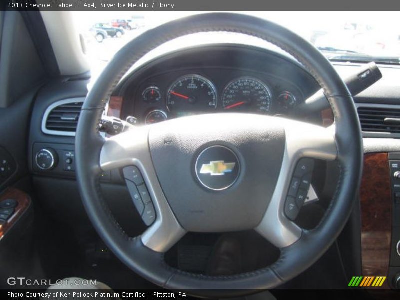 Silver Ice Metallic / Ebony 2013 Chevrolet Tahoe LT 4x4