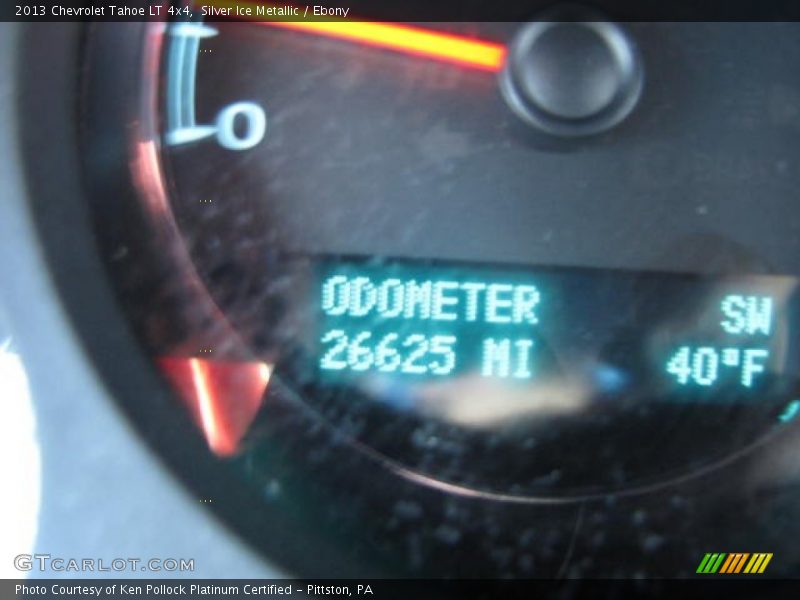 Silver Ice Metallic / Ebony 2013 Chevrolet Tahoe LT 4x4