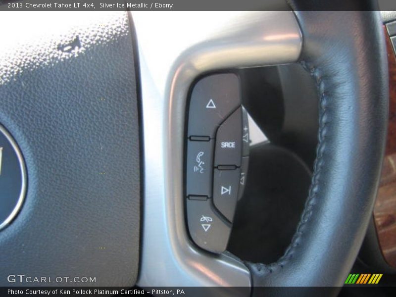 Silver Ice Metallic / Ebony 2013 Chevrolet Tahoe LT 4x4