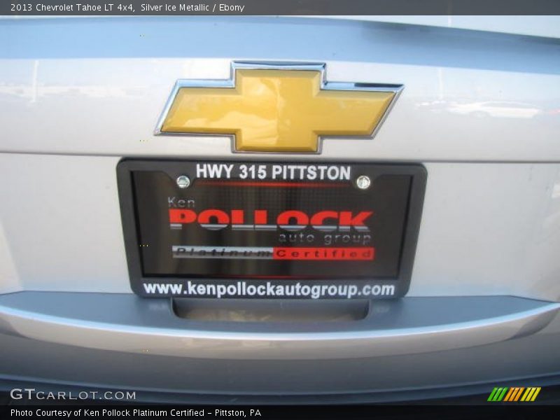 Silver Ice Metallic / Ebony 2013 Chevrolet Tahoe LT 4x4