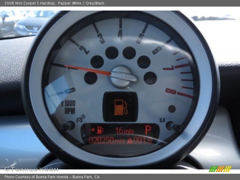 Pepper White / Grey/Black 2008 Mini Cooper S Hardtop