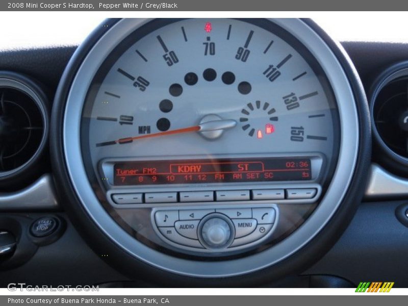 Pepper White / Grey/Black 2008 Mini Cooper S Hardtop