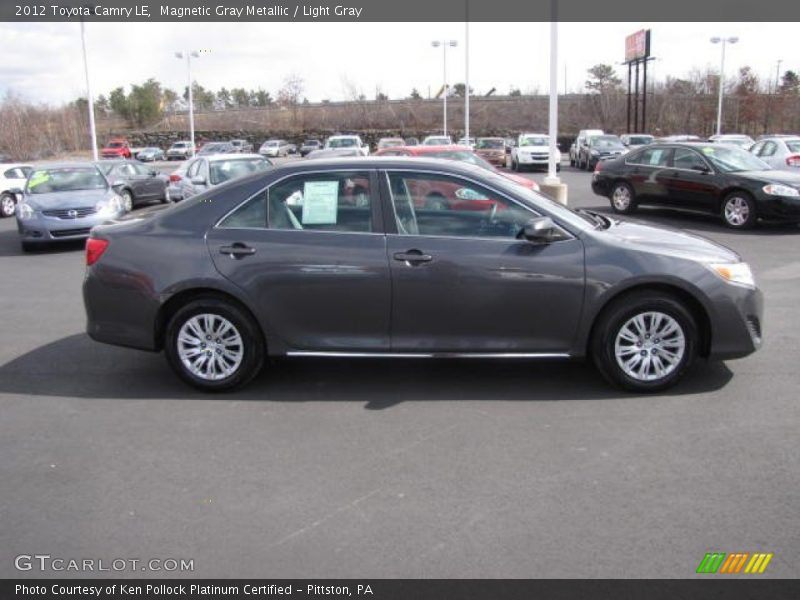 Magnetic Gray Metallic / Light Gray 2012 Toyota Camry LE