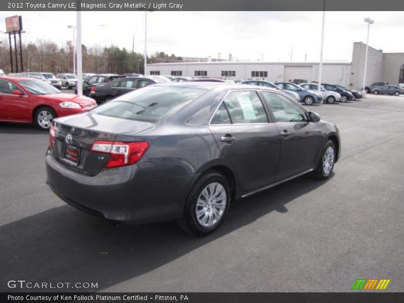 Magnetic Gray Metallic / Light Gray 2012 Toyota Camry LE