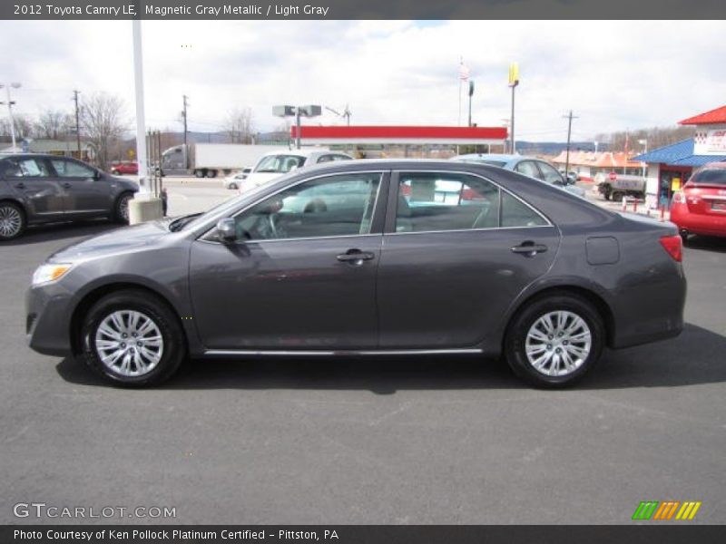 Magnetic Gray Metallic / Light Gray 2012 Toyota Camry LE