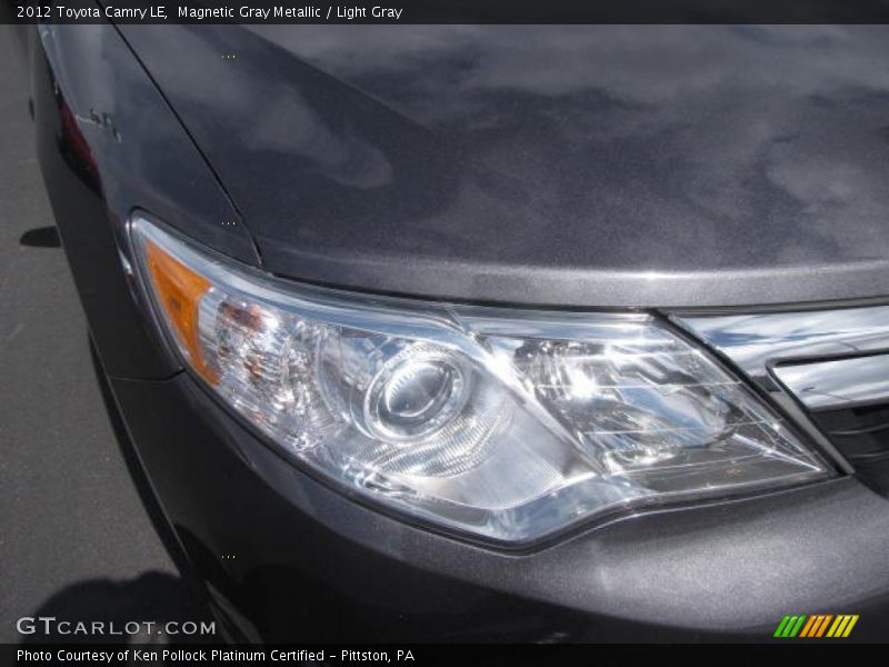 Magnetic Gray Metallic / Light Gray 2012 Toyota Camry LE