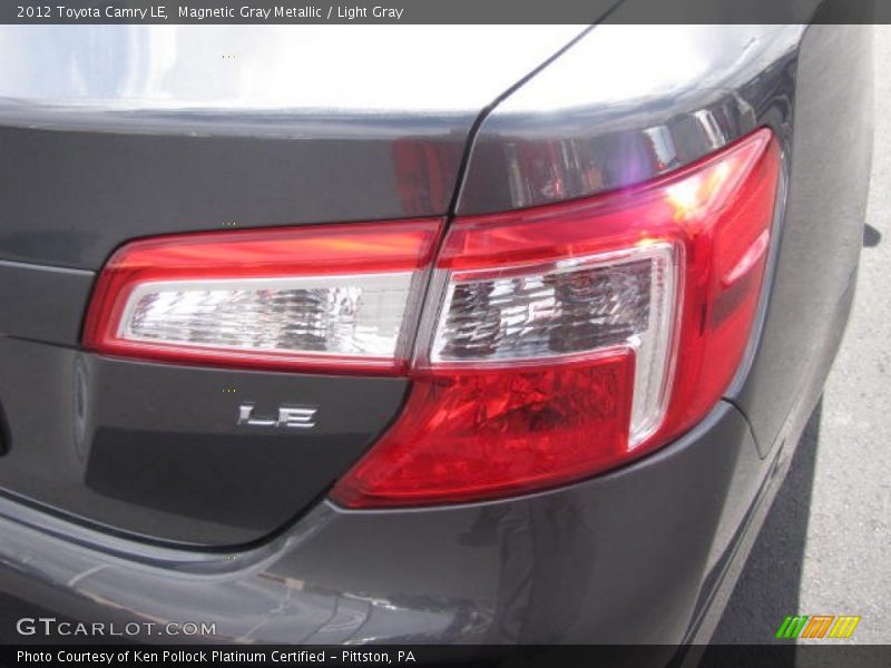 Magnetic Gray Metallic / Light Gray 2012 Toyota Camry LE