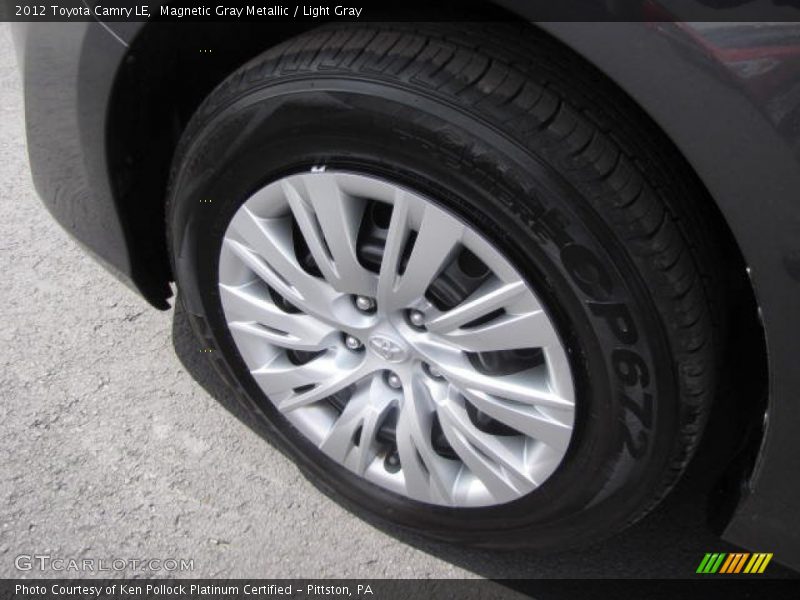 Magnetic Gray Metallic / Light Gray 2012 Toyota Camry LE