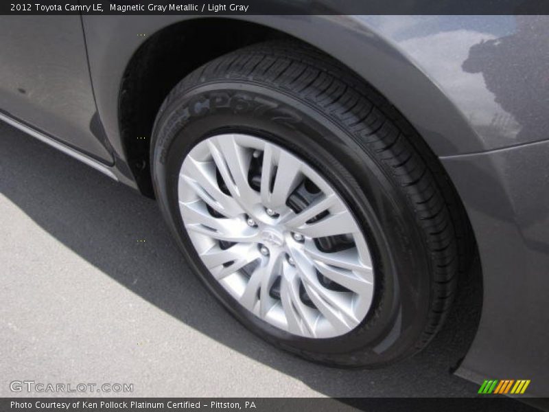 Magnetic Gray Metallic / Light Gray 2012 Toyota Camry LE