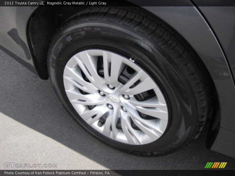 Magnetic Gray Metallic / Light Gray 2012 Toyota Camry LE