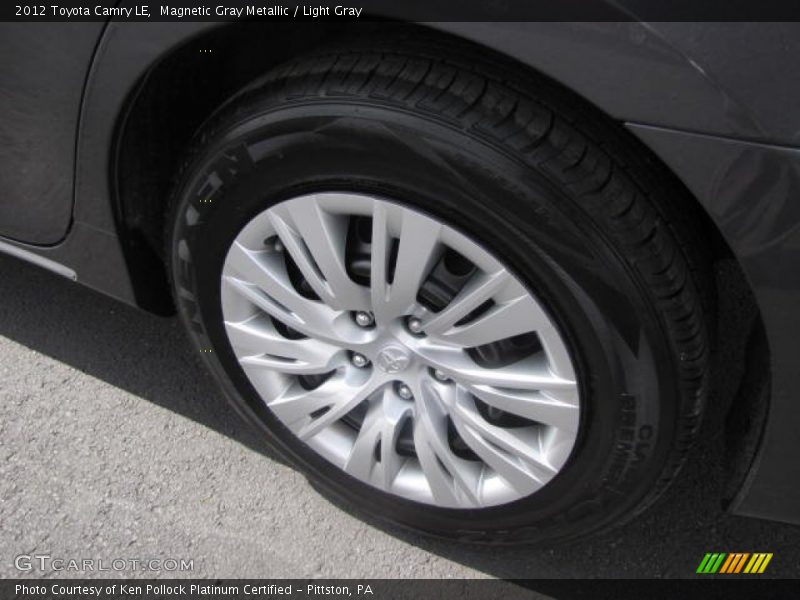 Magnetic Gray Metallic / Light Gray 2012 Toyota Camry LE