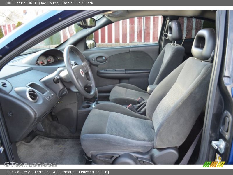  2005 ION 3 Quad Coupe Black Interior