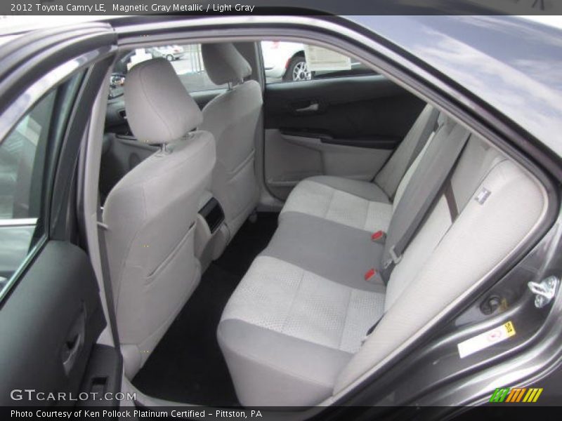 Magnetic Gray Metallic / Light Gray 2012 Toyota Camry LE
