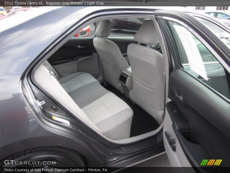 Magnetic Gray Metallic / Light Gray 2012 Toyota Camry LE