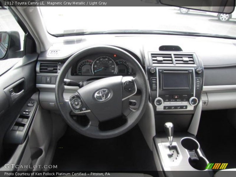 Magnetic Gray Metallic / Light Gray 2012 Toyota Camry LE