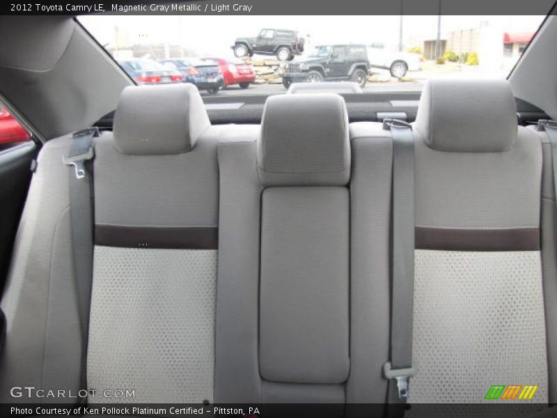 Magnetic Gray Metallic / Light Gray 2012 Toyota Camry LE