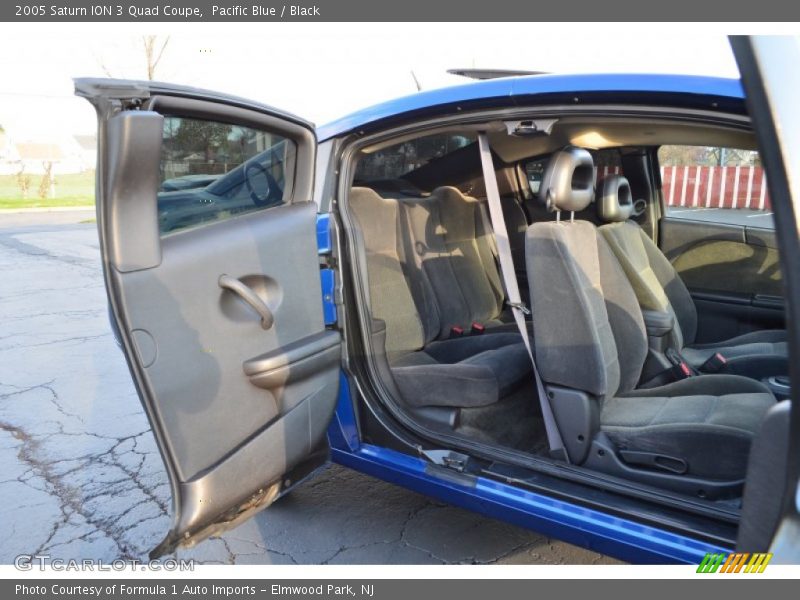 Pacific Blue / Black 2005 Saturn ION 3 Quad Coupe