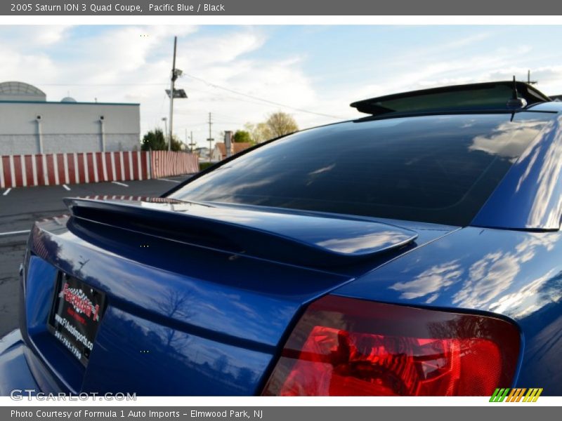Pacific Blue / Black 2005 Saturn ION 3 Quad Coupe