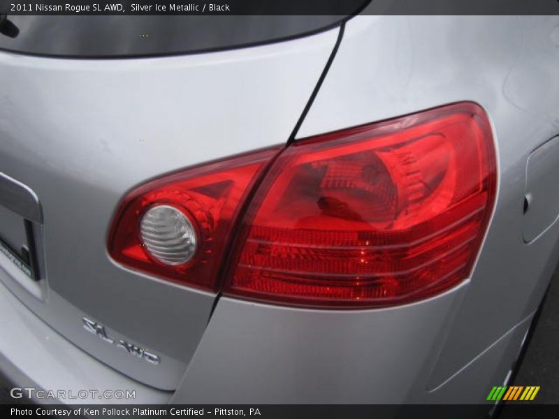 Silver Ice Metallic / Black 2011 Nissan Rogue SL AWD