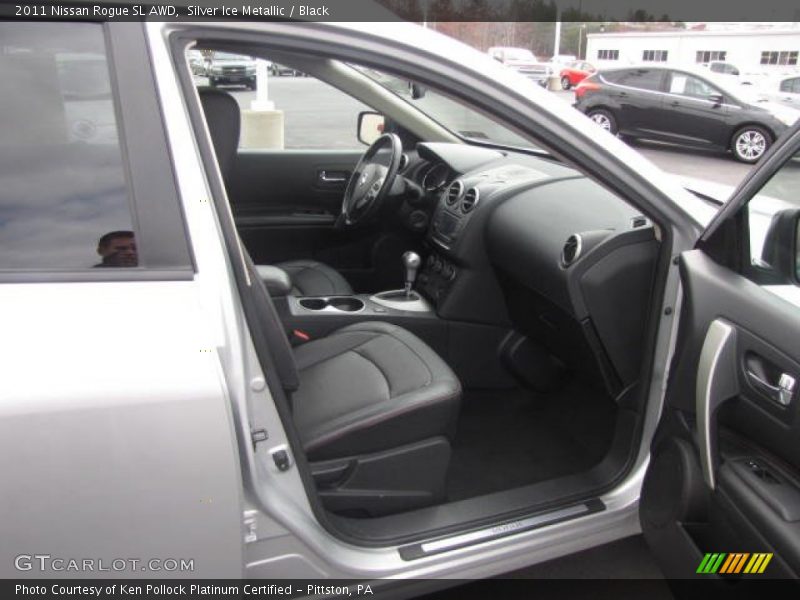 Silver Ice Metallic / Black 2011 Nissan Rogue SL AWD
