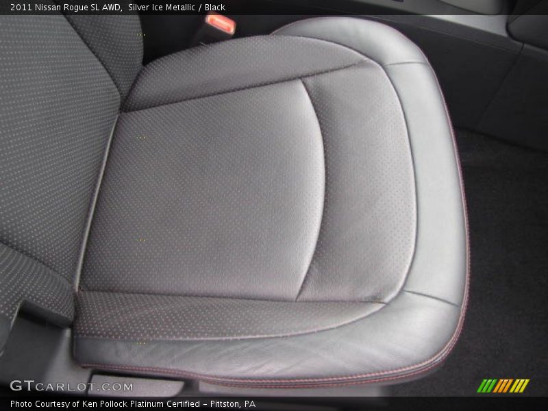 Silver Ice Metallic / Black 2011 Nissan Rogue SL AWD